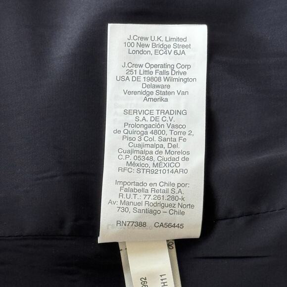 J. Crew Going-Out Lurex Metallic Steward Tartan Blazer Plaid Red Size 00 XS NWT‎ - Picture 9 of 11